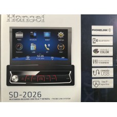 SD-2026 MULTIMEDIA RECEIVER COM TELA 7 RETRATIL
